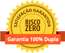 Risco ZERO: </br> Garantia 100% de satisfação