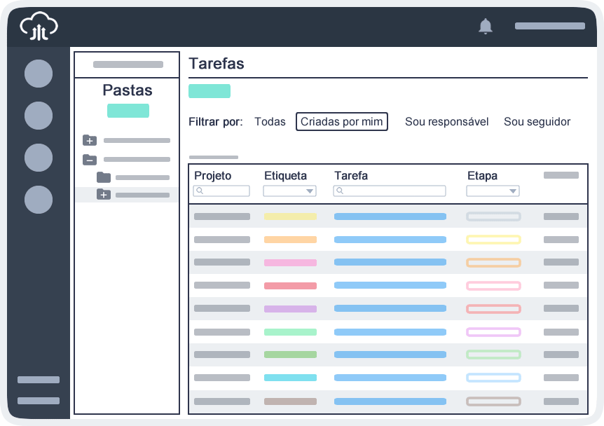 Gestão de atividades e tarefas online listagem Gestão de atividades e tarefas online listagem